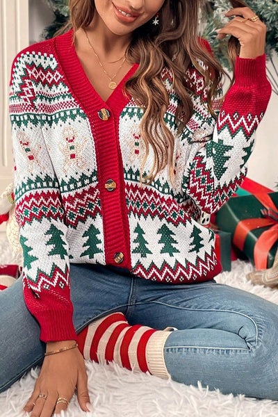 Gingerbread Cheer Cardigan