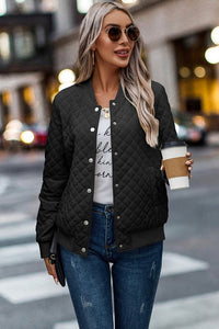 Quilted Bomber Jacket