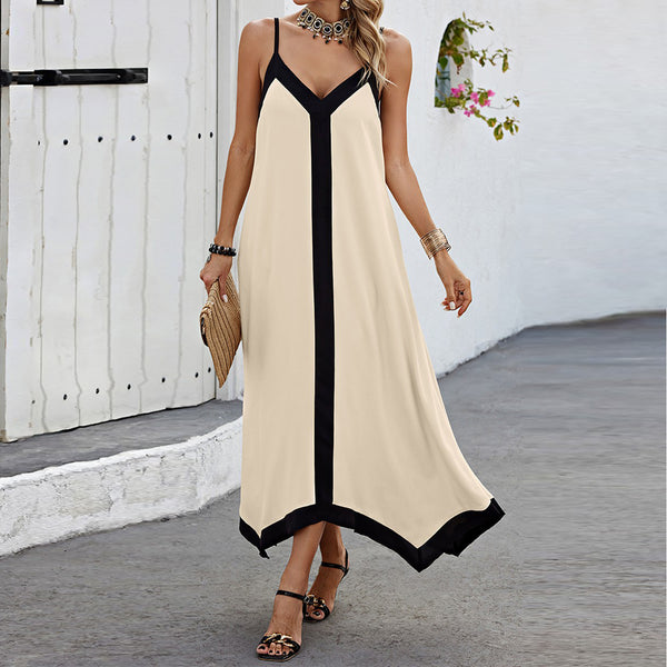 Edge of Elegance Maxi Dress | Dress | elings, front page, maxi, maxi dress, maxi dresses, new arrival, new arrivals, solid, vneck dress | Love, Kuza