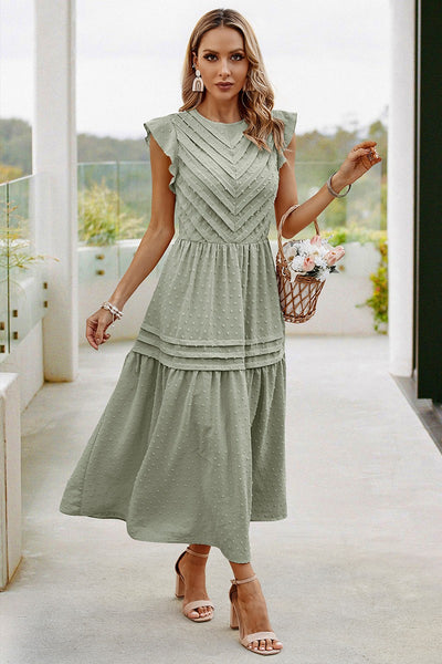 Chevron Delight Midi Dress