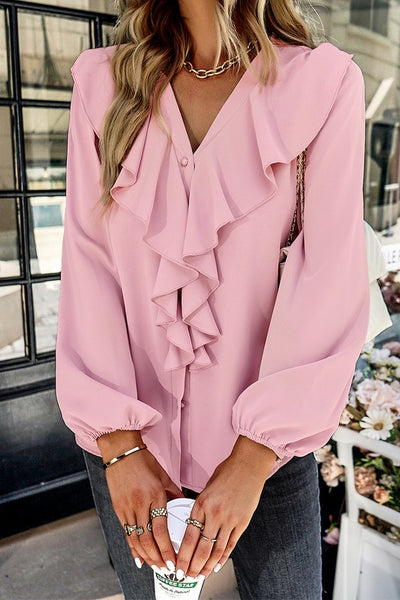 Ruffled Elegance Blouse