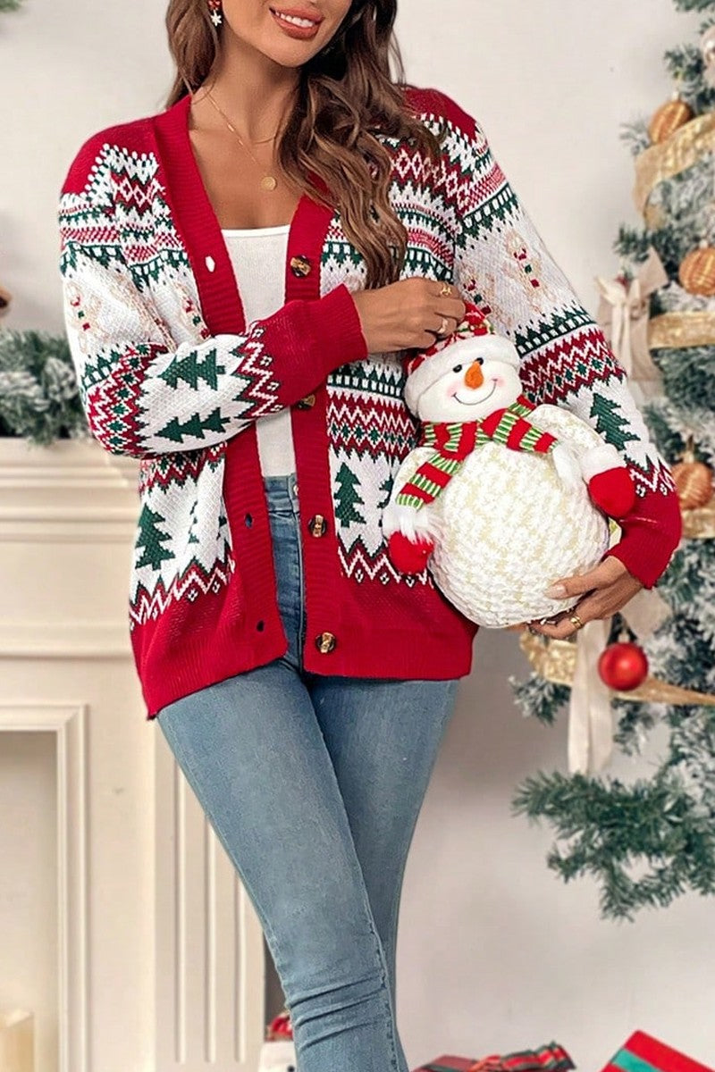 Gingerbread Cheer Cardigan