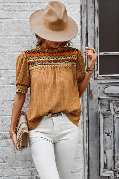 Elegantly Textured Blouse