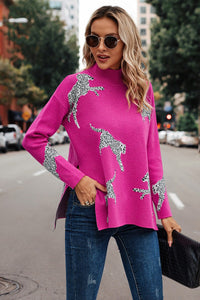 Feline Flair Light Knitted Sweater