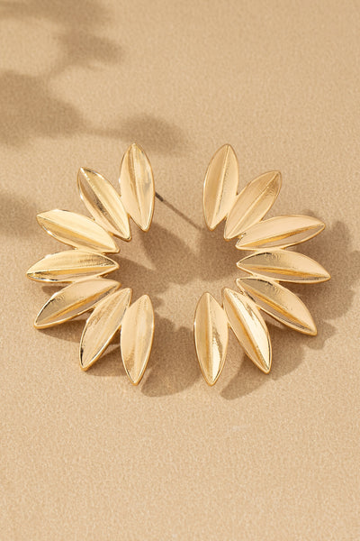 Bloom Half Stud Earrings