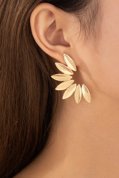 Bloom Half Stud Earrings