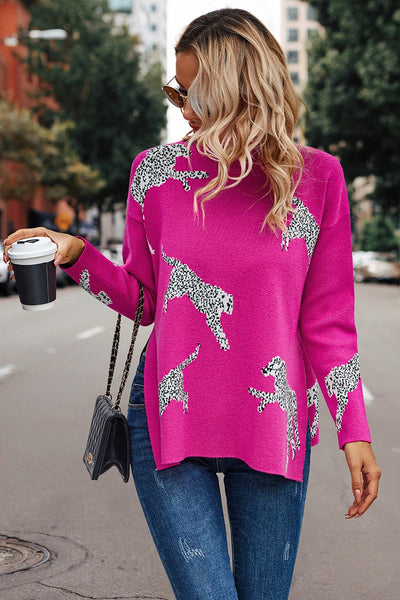 Feline Flair Light Knitted Sweater