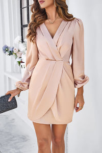 Tulip Charm Satin Dress