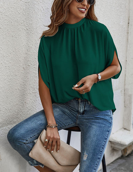 Luxe Drapes Blouse