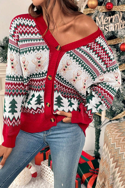 Gingerbread Cheer Cardigan