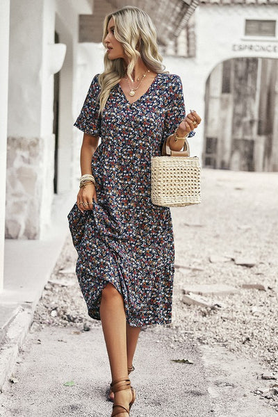 Ditsy Delight Midi Dress