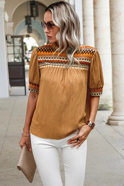 Elegantly Textured Blouse