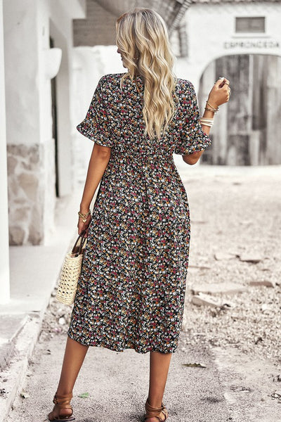 Ditsy Delight Midi Dress