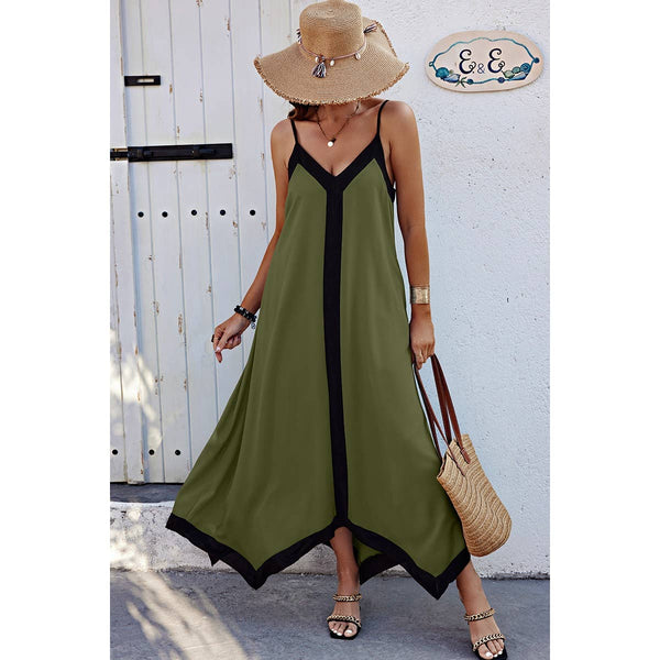 Edge of Elegance Maxi Dress