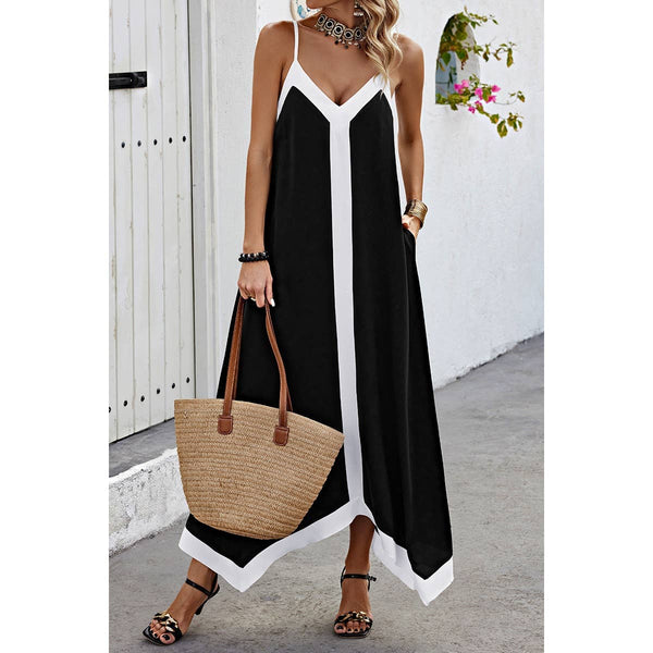 Edge of Elegance Maxi Dress