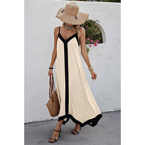 Edge of Elegance Maxi Dress