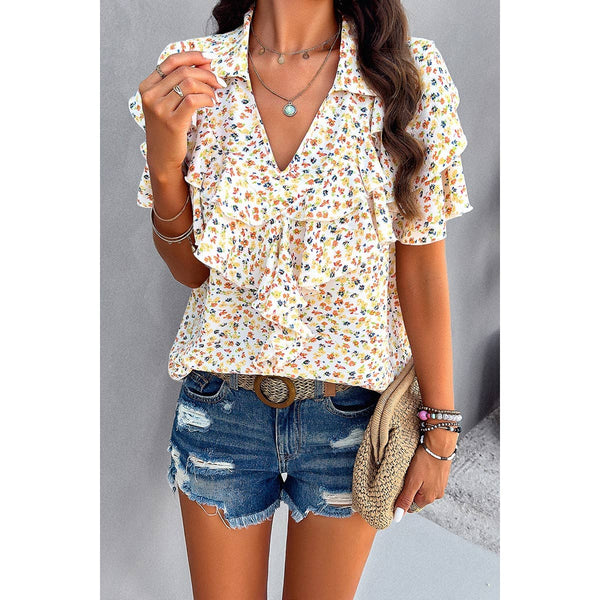 Ruffled Reverie Blouse